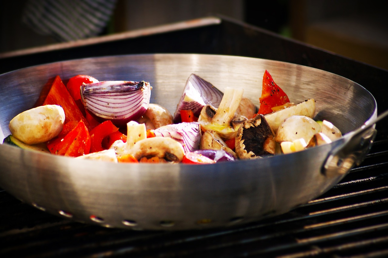 cooking vegetables