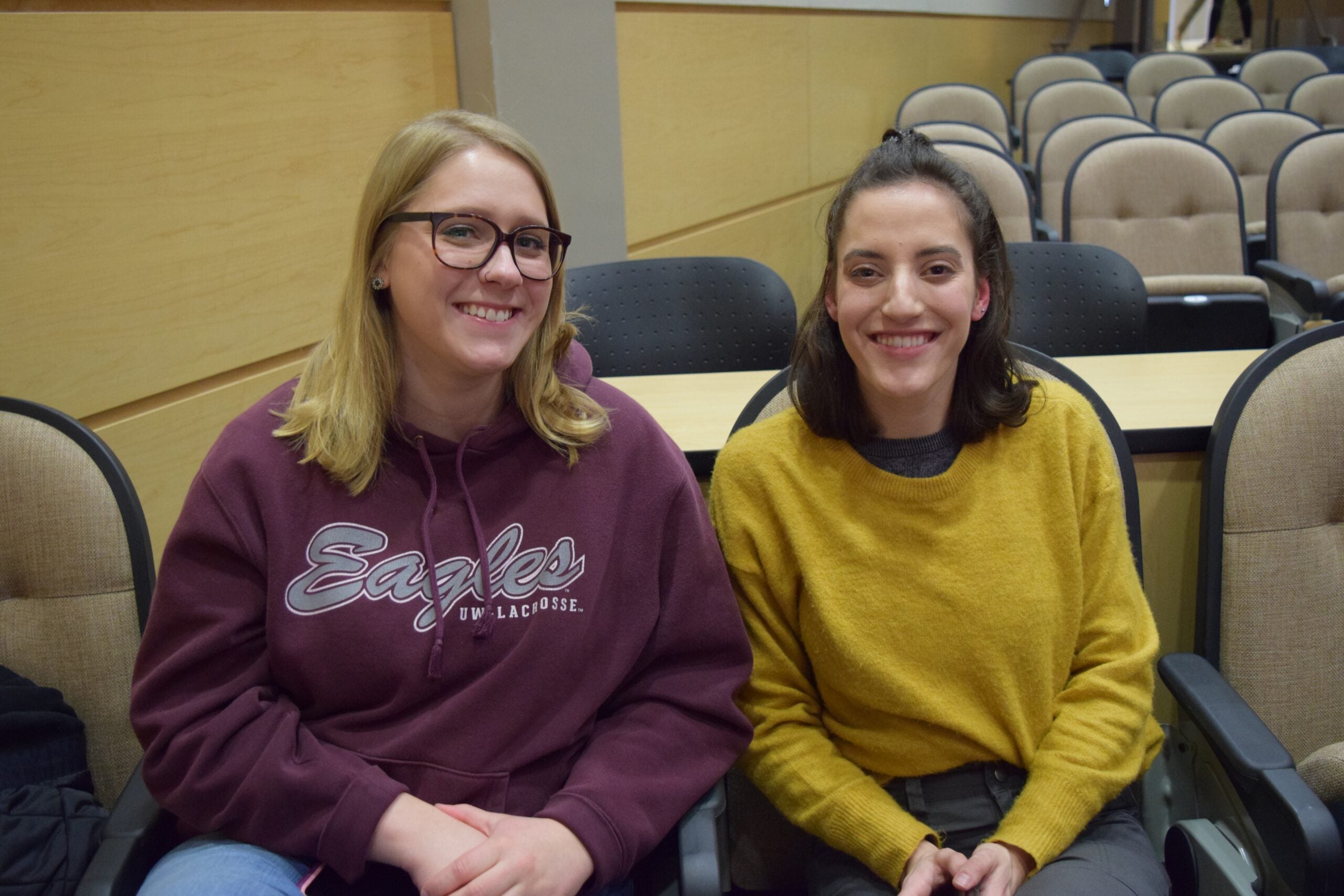 UW-La Crosse students at campus forum