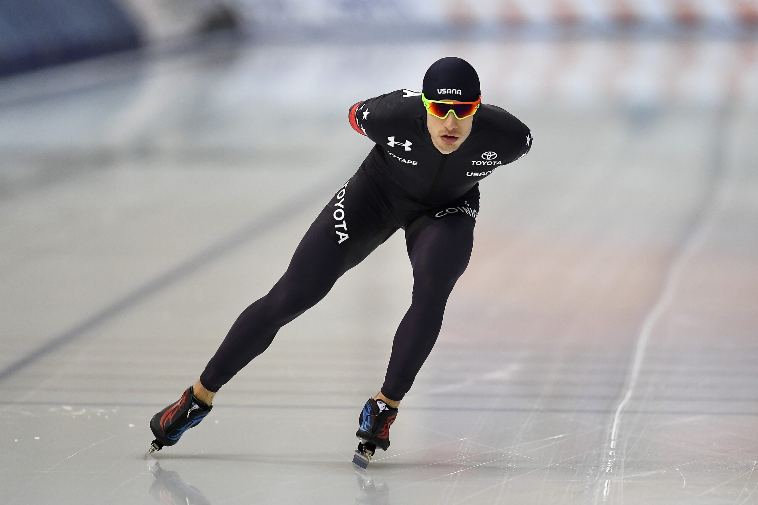 Emery Lehman skates at the Pettit National Ice Center