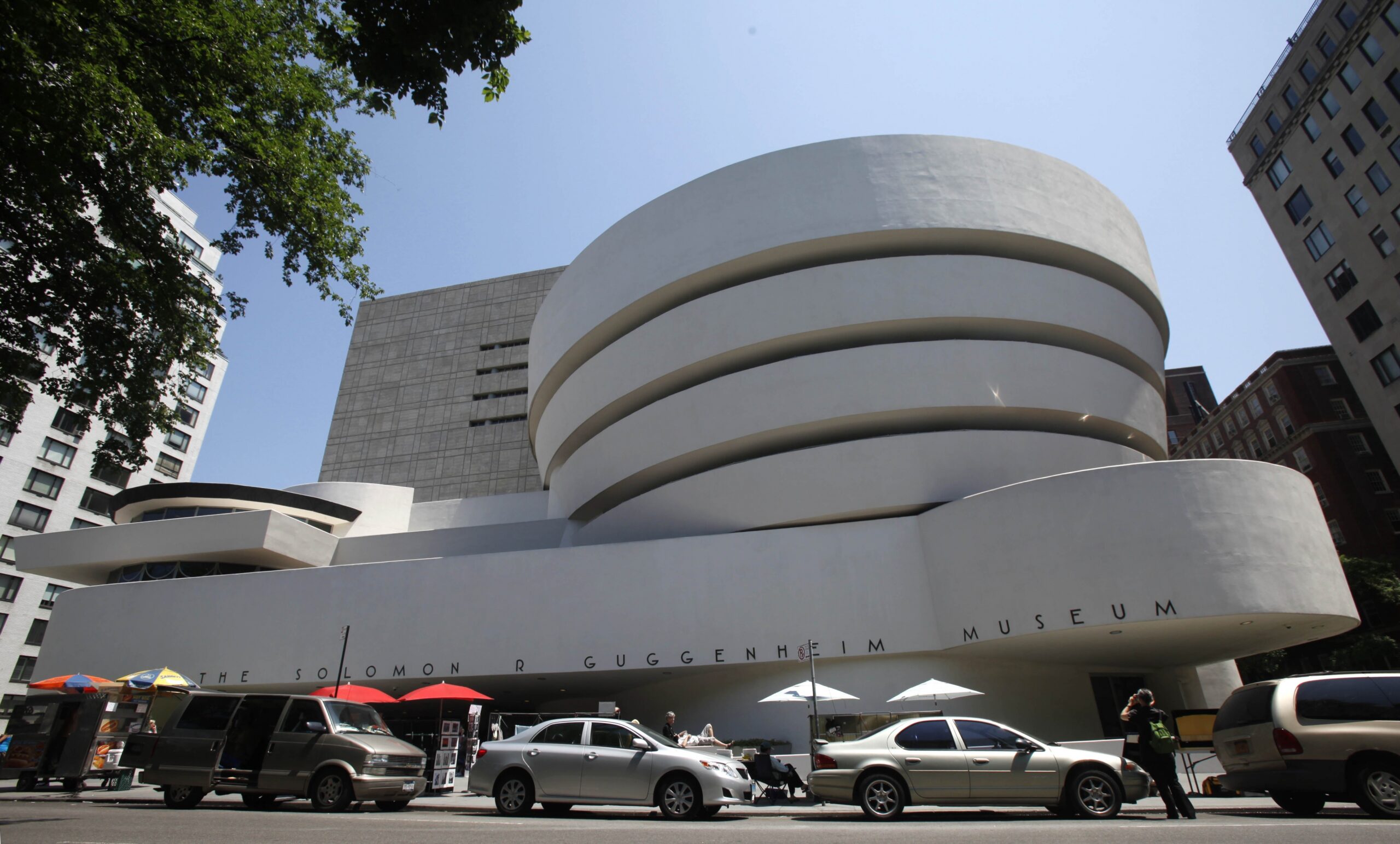 New York City's Guggenheim Museum which was designed by Frank Lloyd Wright