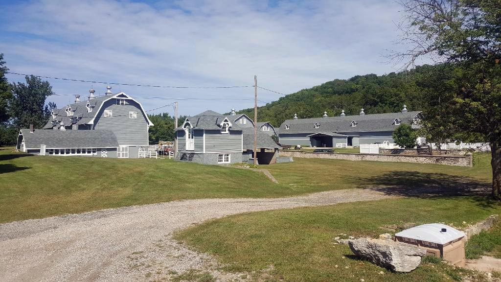 A barn recently painted by Roberts Brothers Painting, based in Randolph, Wis.