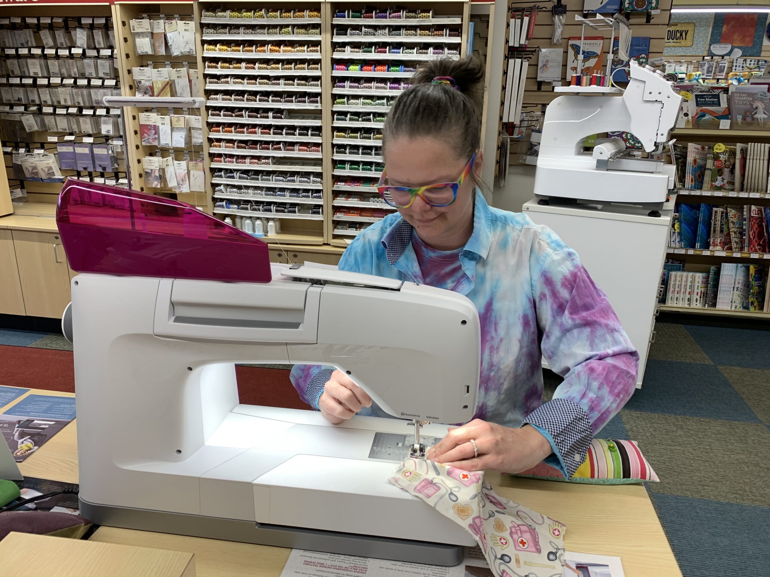 Jen Mulder is one of many people interested in helping make homemade masks for health care workers