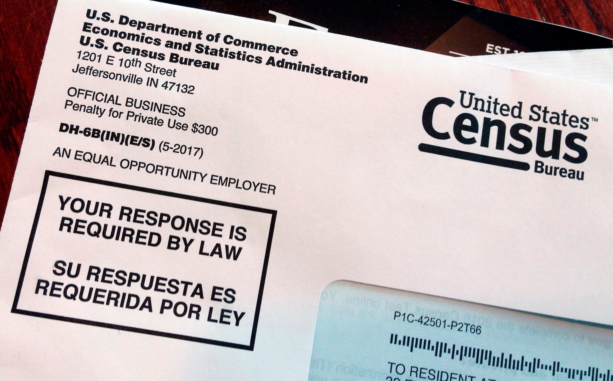 A 2018 census letter
