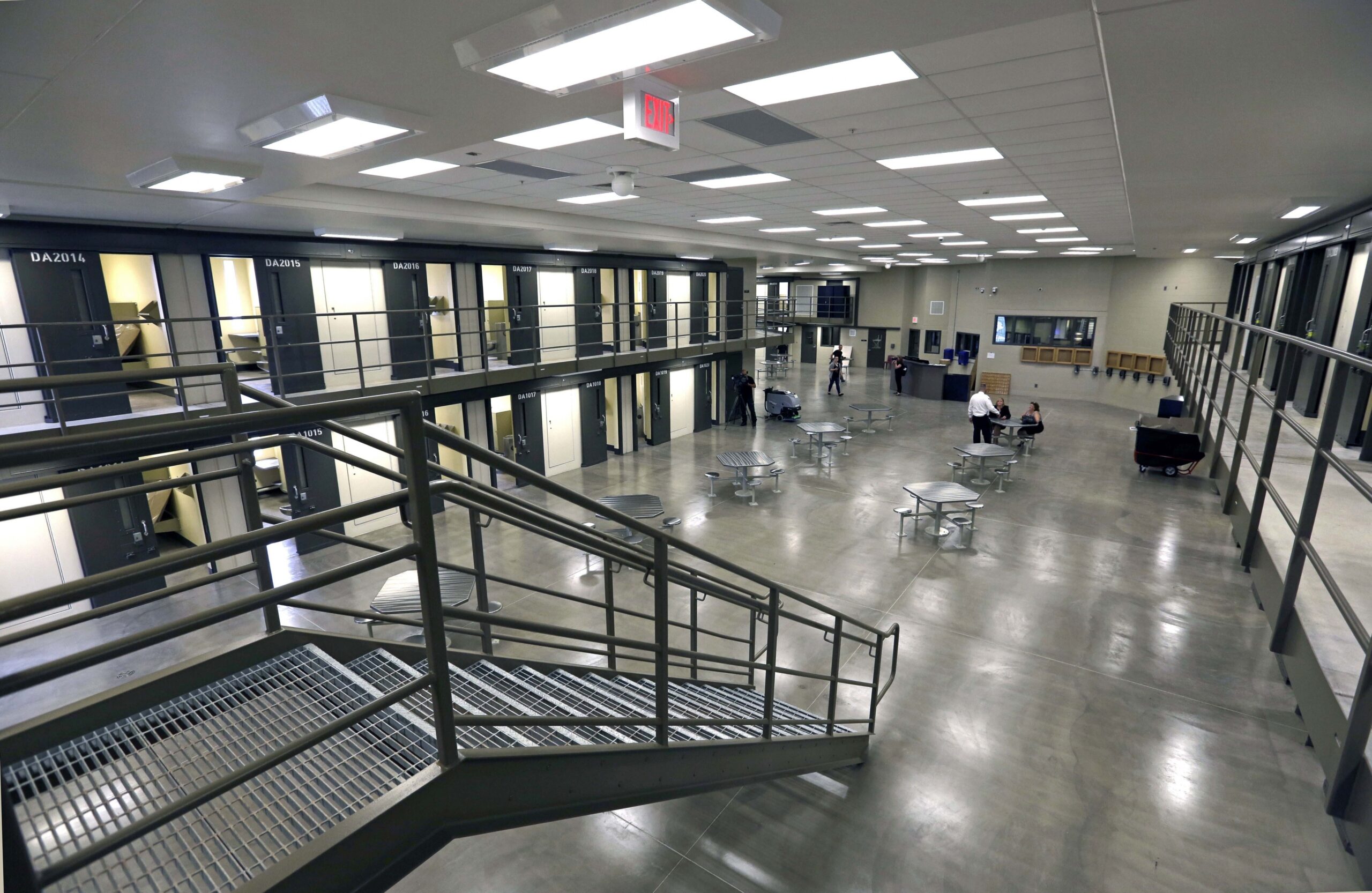 Housing unit in the west section of the State Correctional Institution at Phoenix in Collegeville