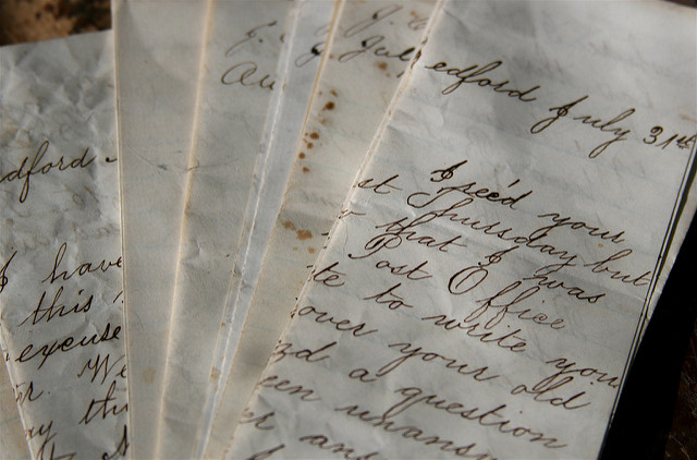 collection of handwritten letters