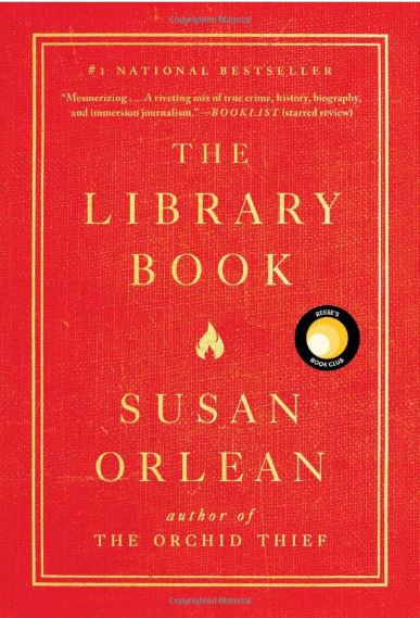 Cover photo of The Library Book by Susan Orlean