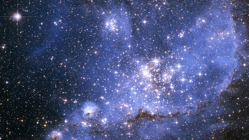 Hubble space telescope image of stars