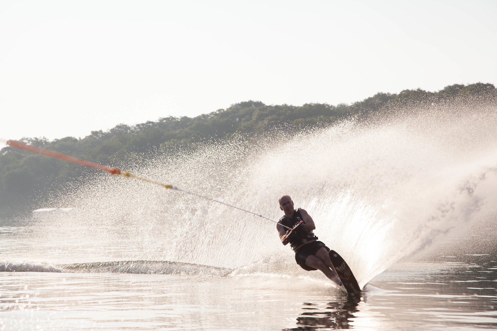 Person water skiiing