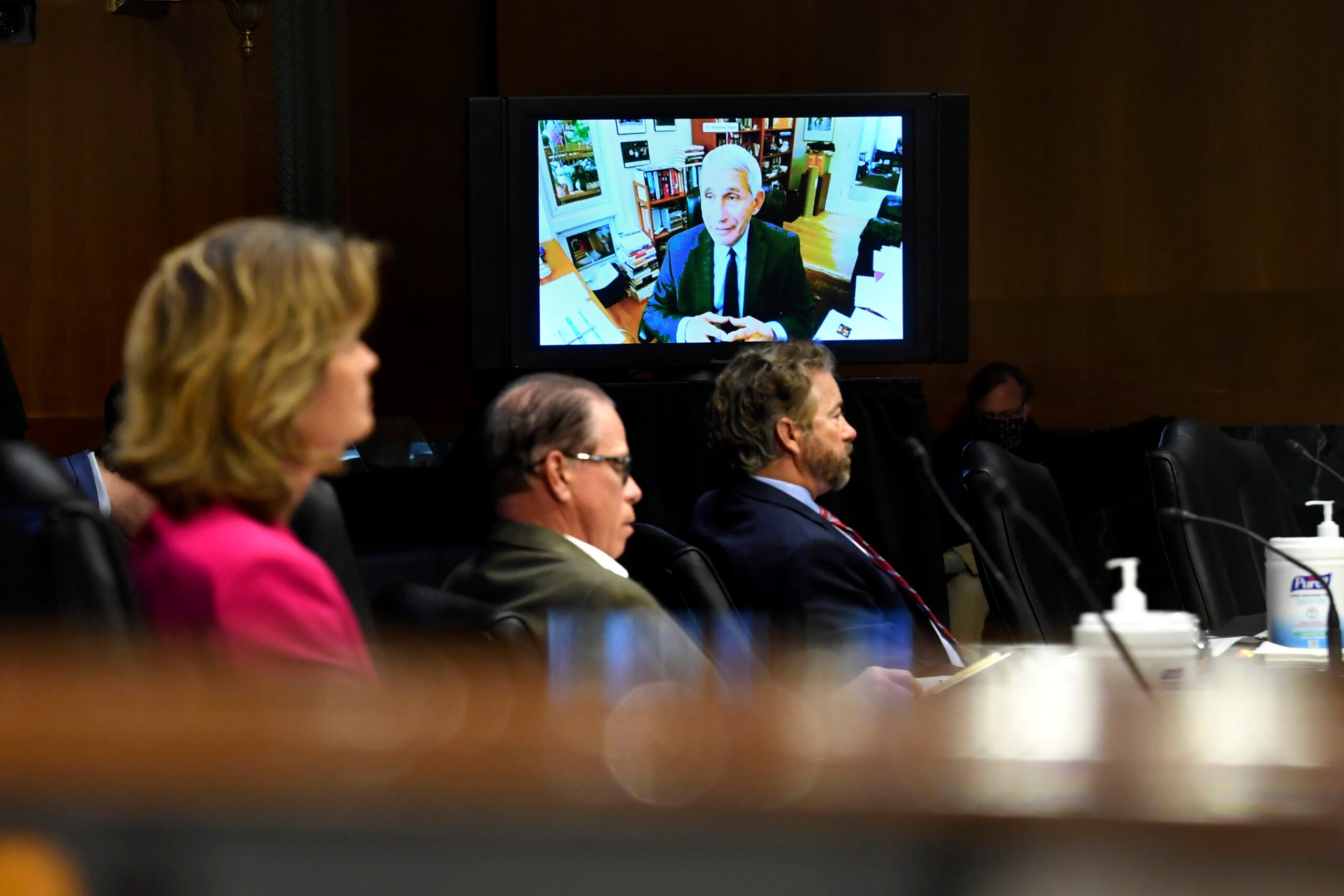 Dr. Anthony Fauci testifies in a Senate hearing