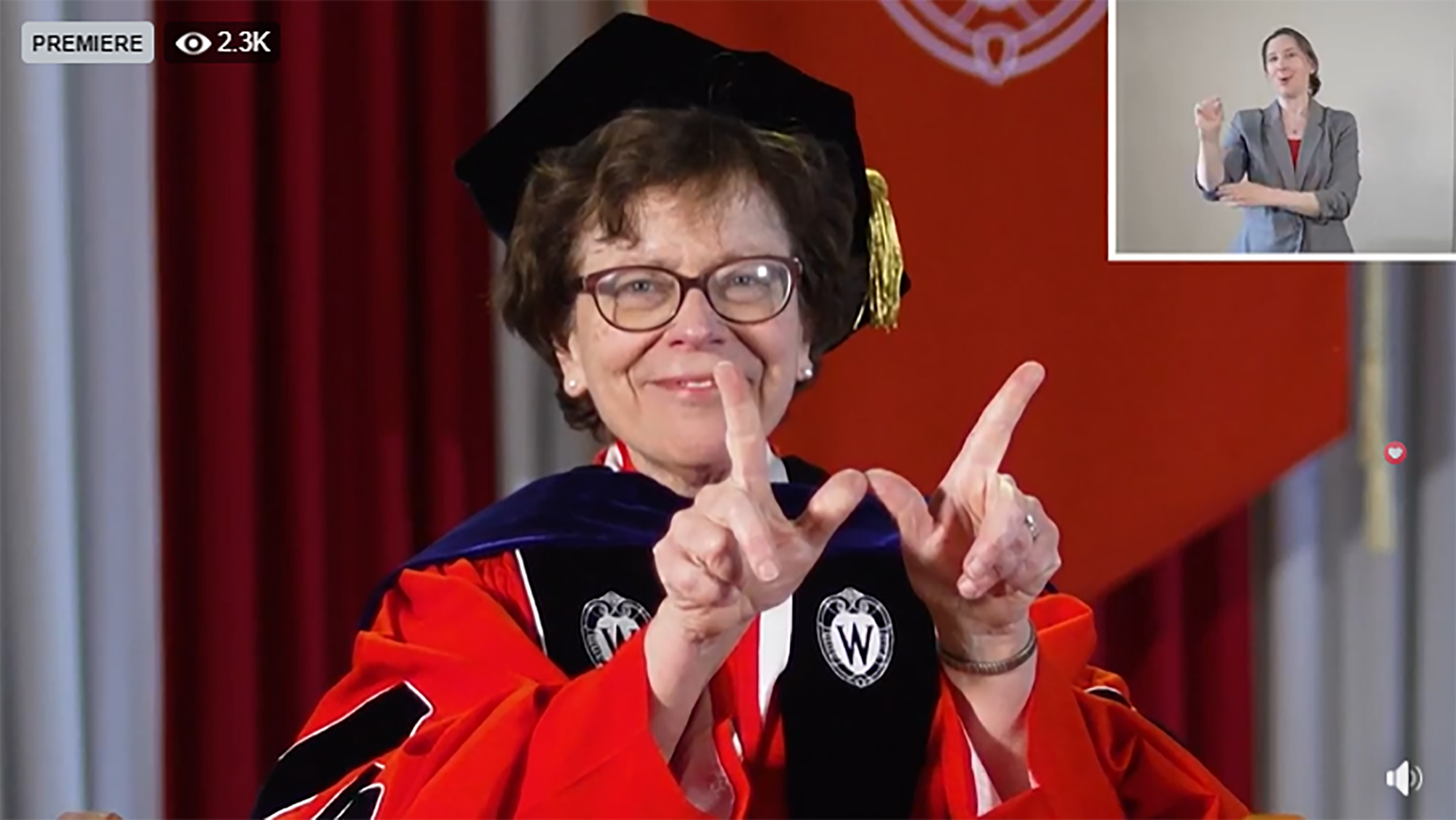 Chancellor Rebecca Blank addresses graduates virtually