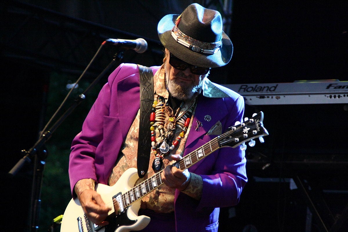 Dr. John performing in concert