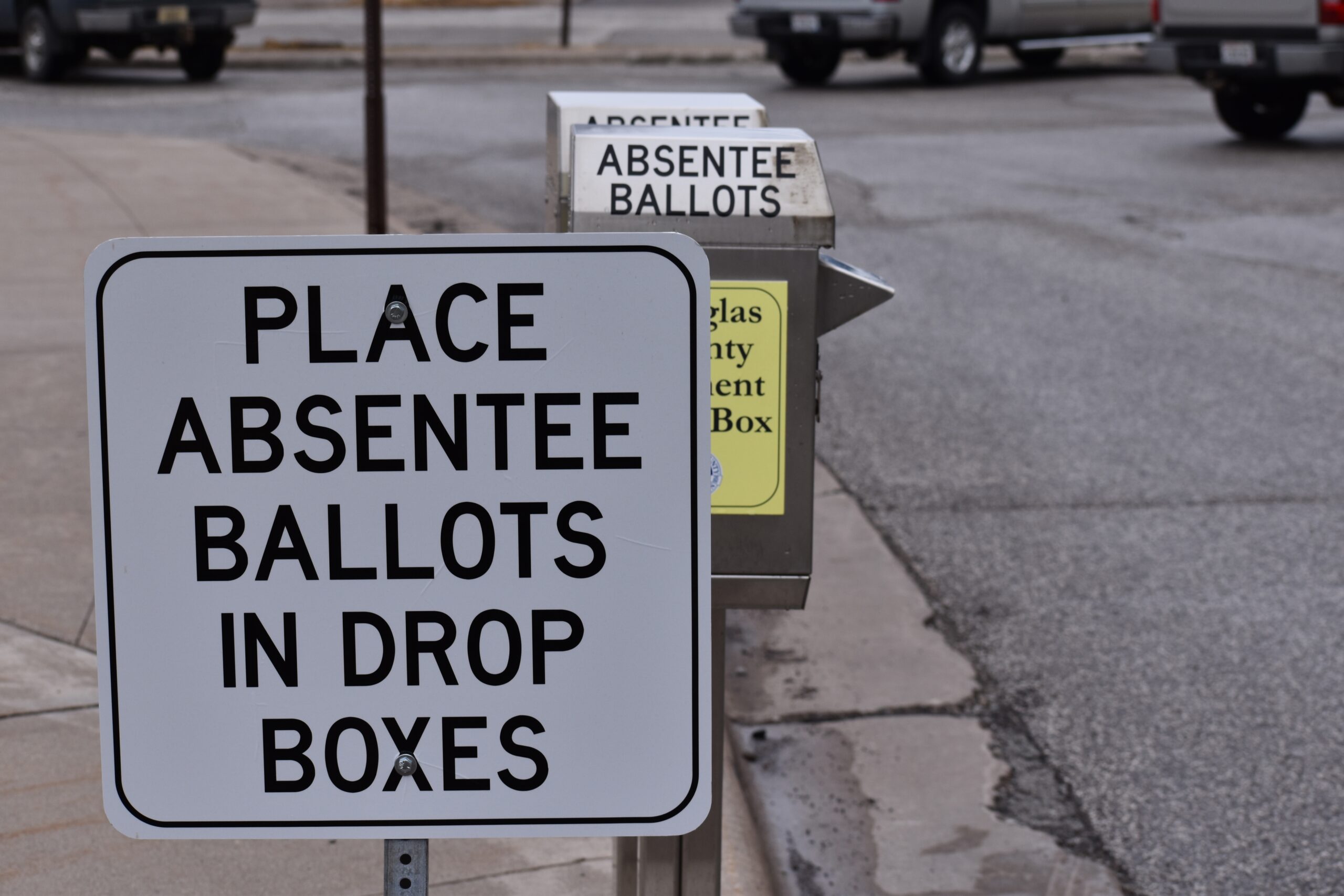 Superior has a drop box for absentee ballots