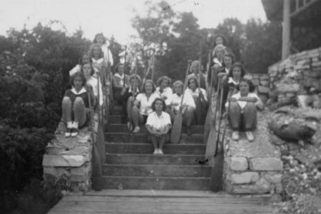Campers in Peninsula State Park