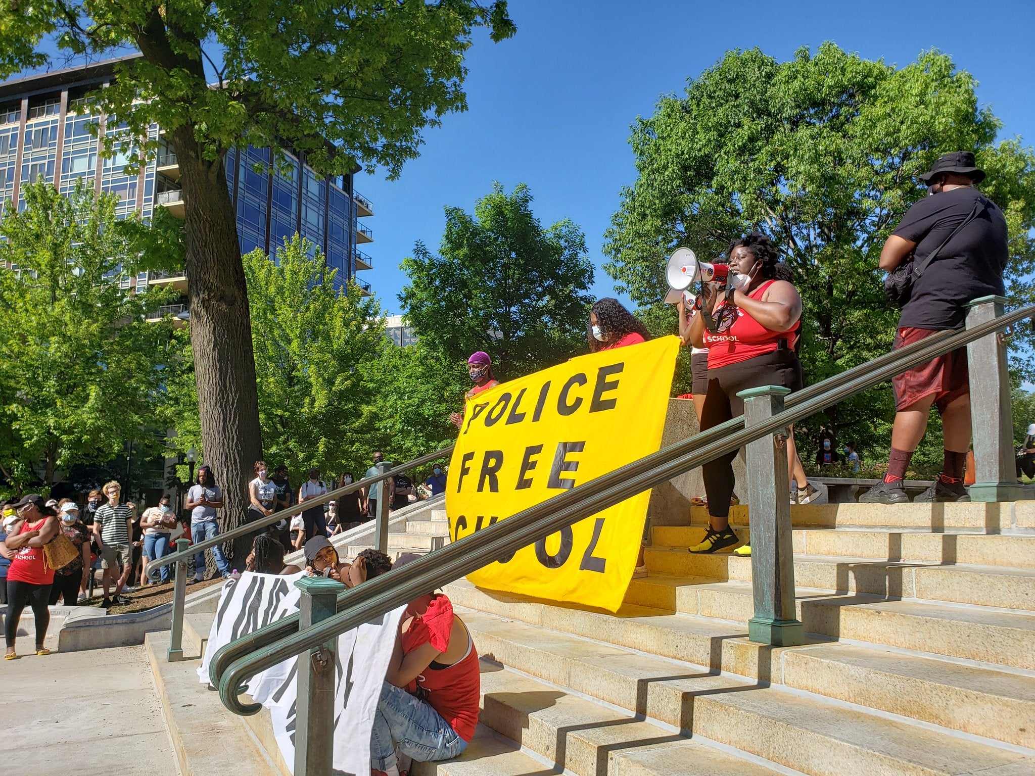 Madison, protest, school