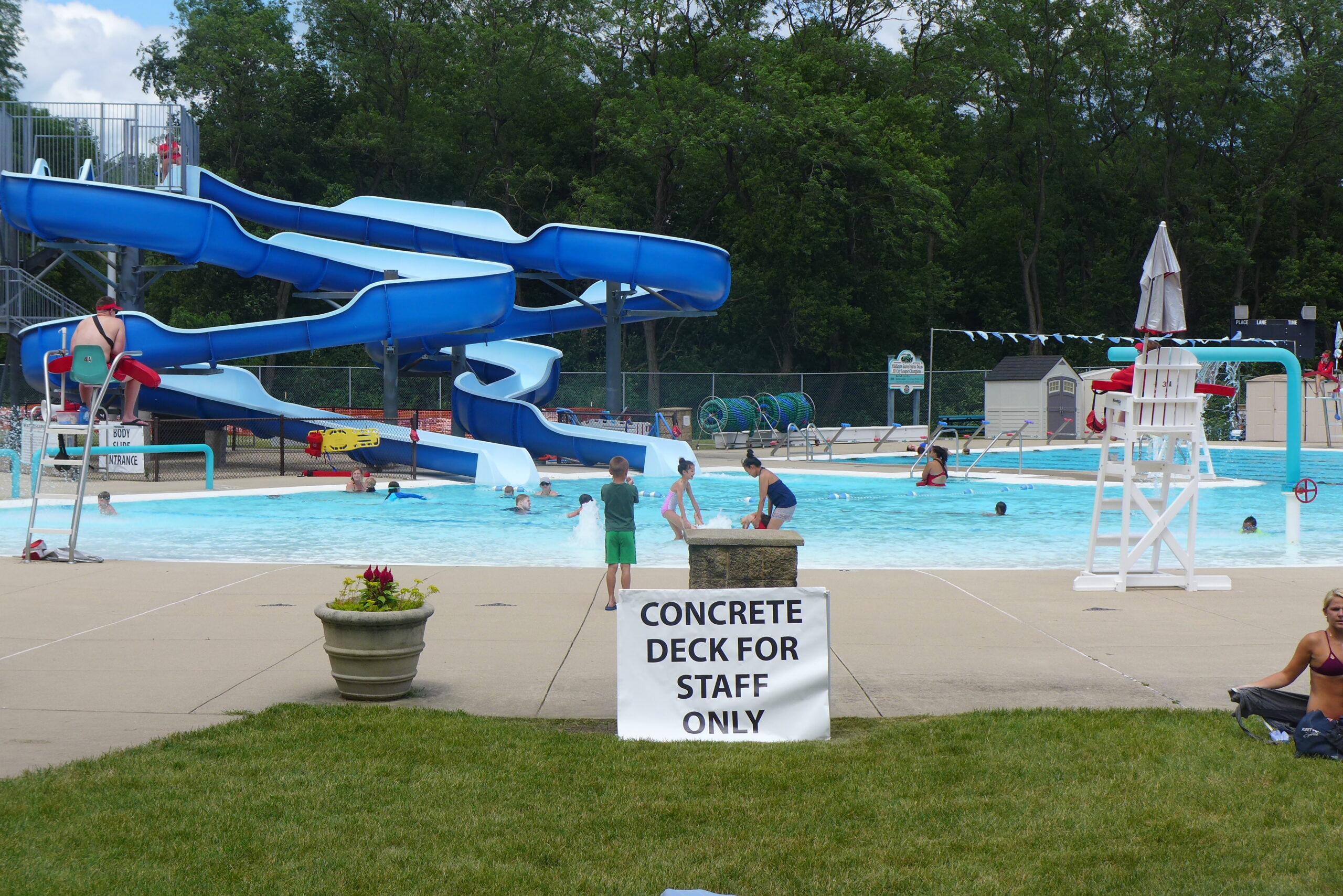 The Walter Bauman Aquatic Center in Middleton