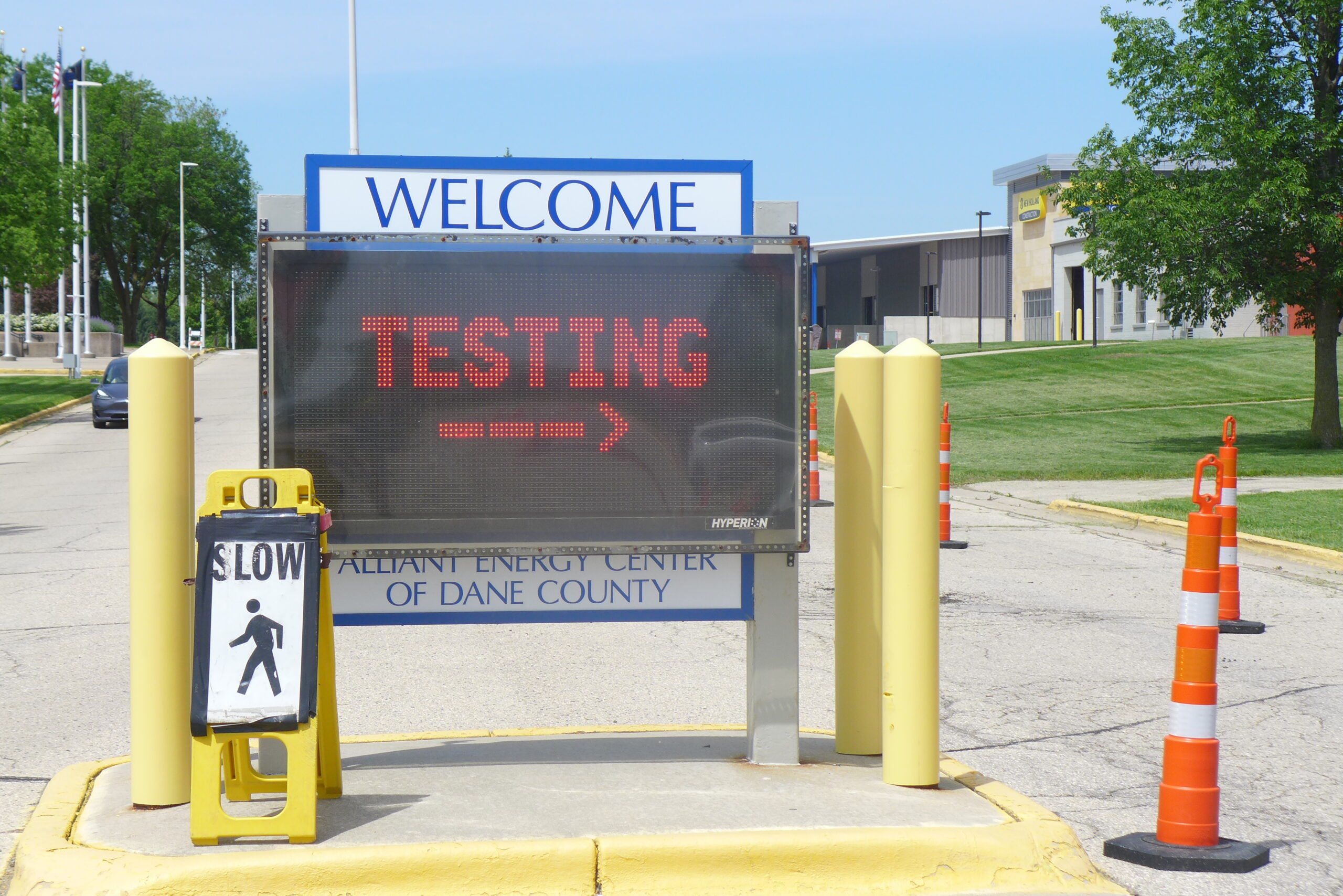 Dane County's free community COVID-19 testing site