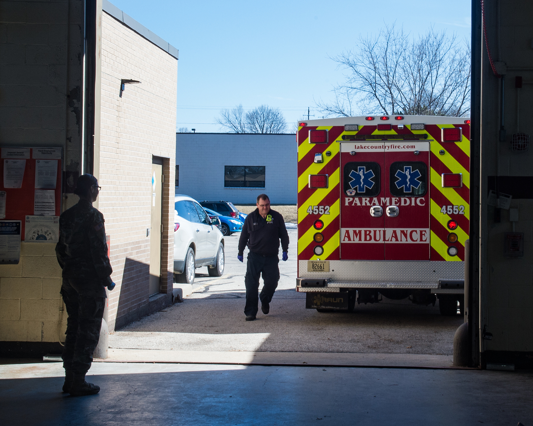 Lake Country Fire Department ambulance, rural ems, coronavirus, pandemic