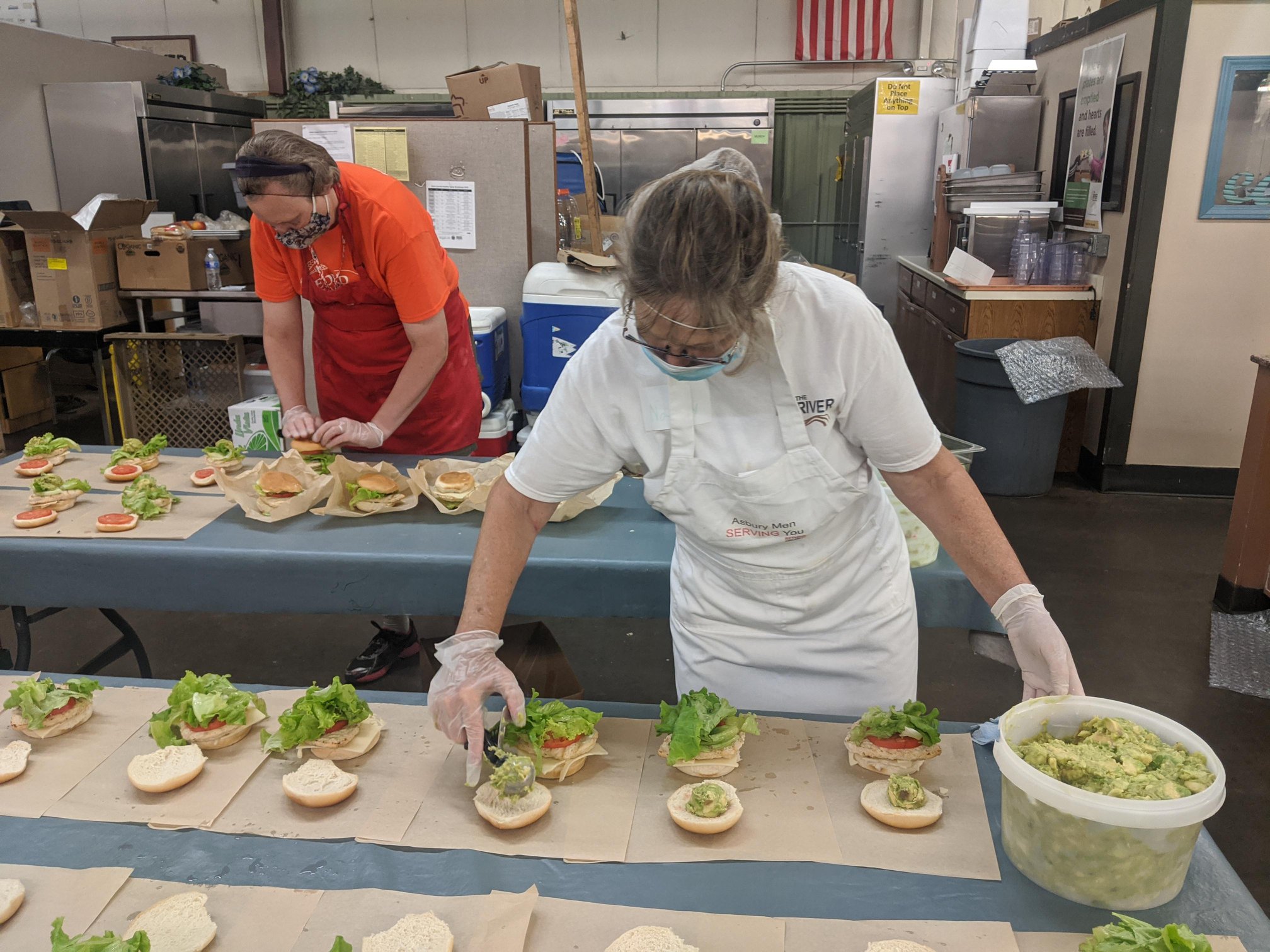 More than 200 ready-to-eat meals are prepared each day using healthy ingredients