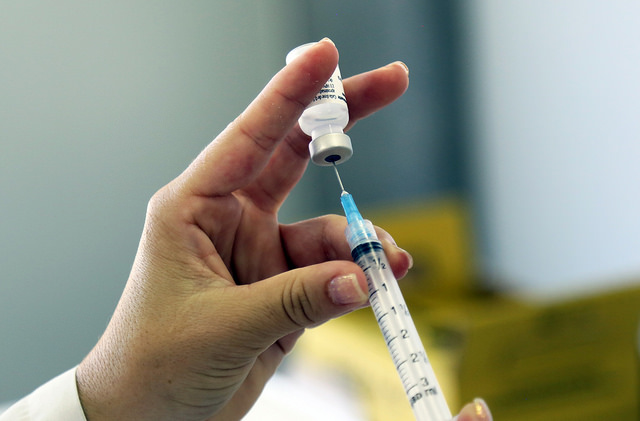 vaccine in a syringe