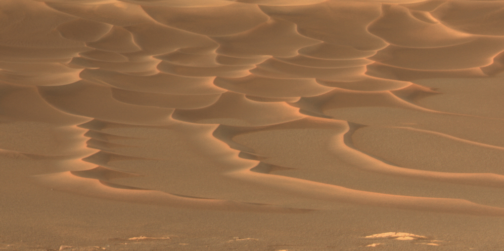 close up on surface of mars