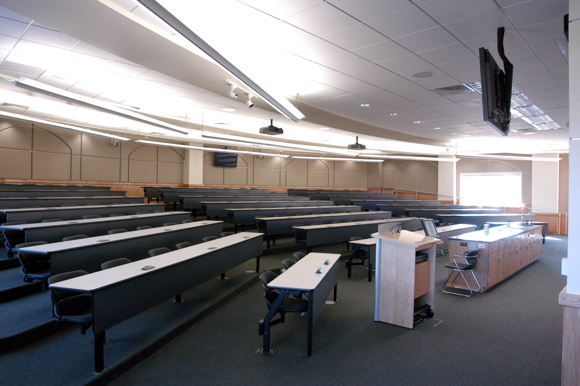 Empty lecture hall