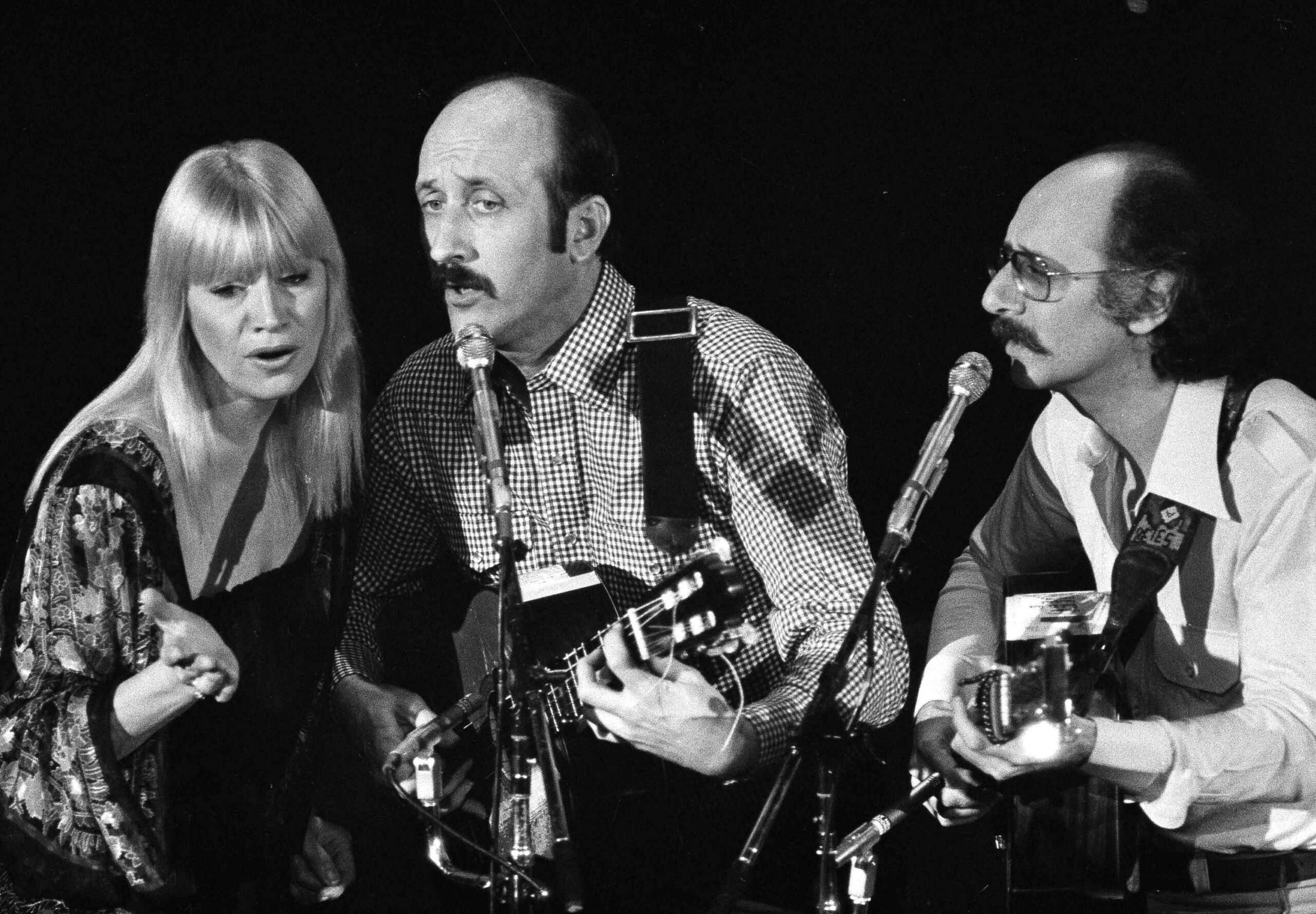 Peter, Paul, and Mary performing