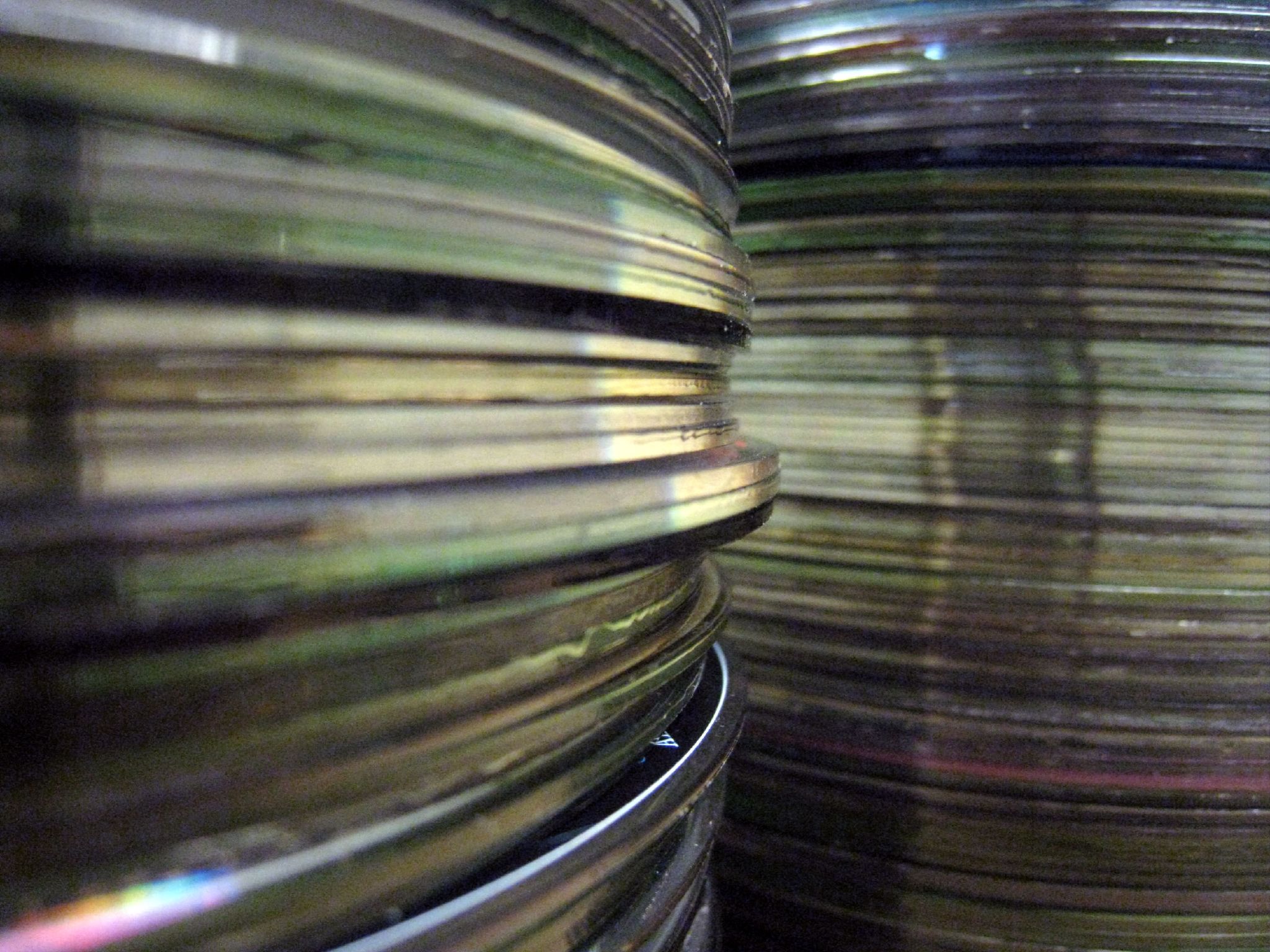 Stacks of CDs