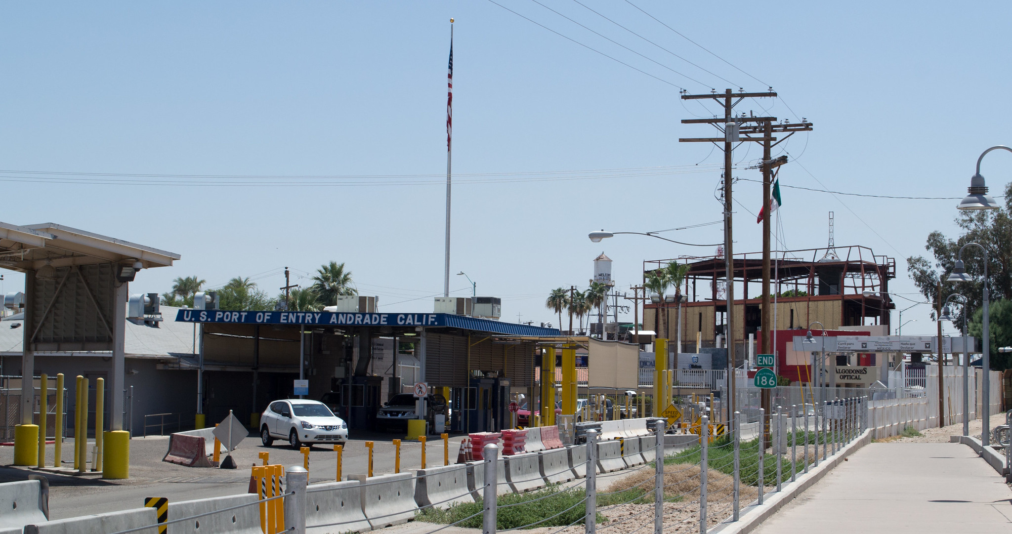 Port of Entry in California/Mexico border.