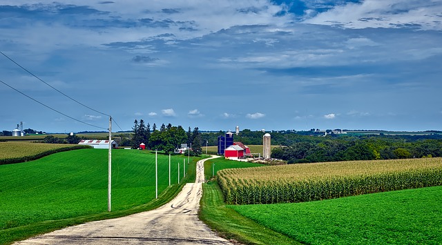 Wisconsin family farm landscape