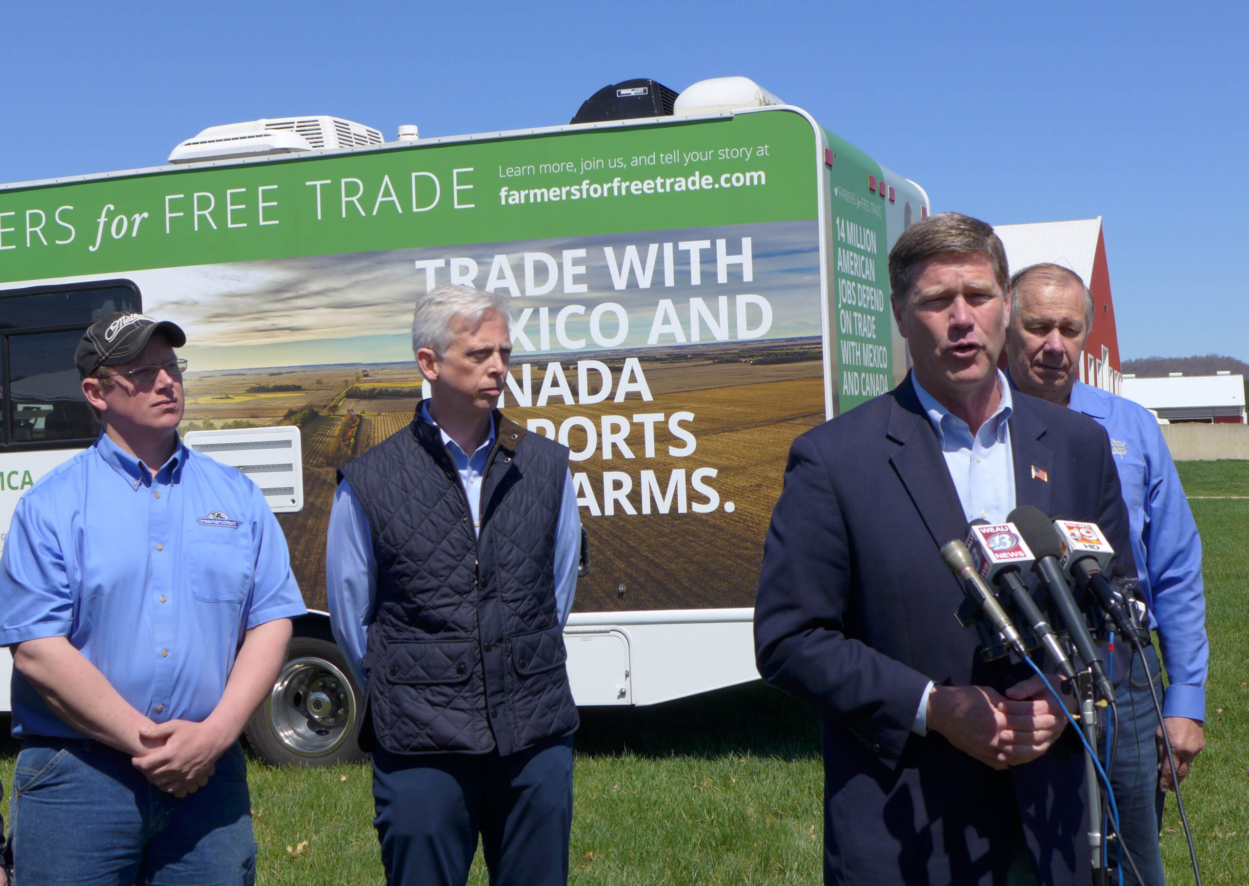 Ron Kind talks tariffs on the farm