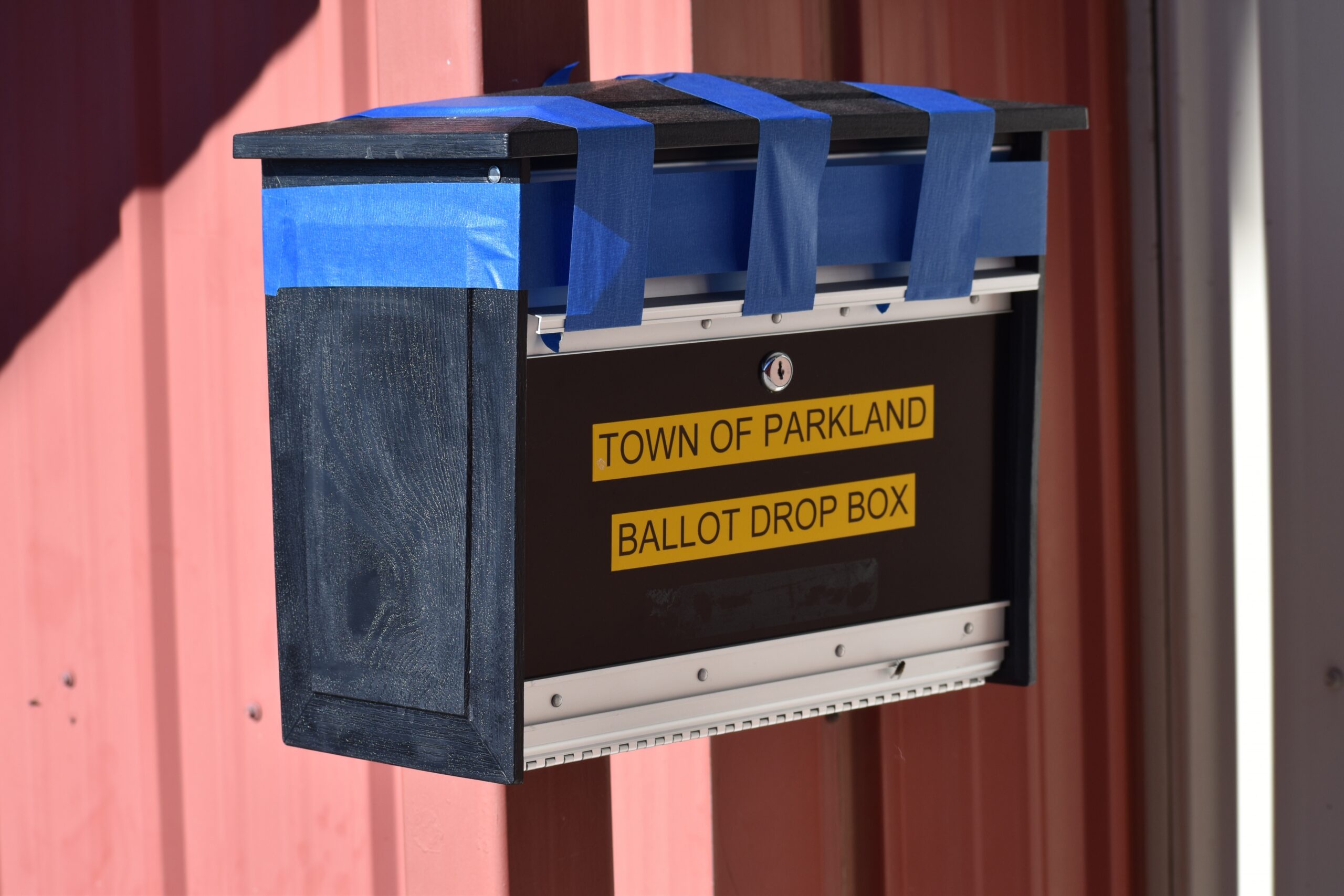Town of Parkland ballot drop box