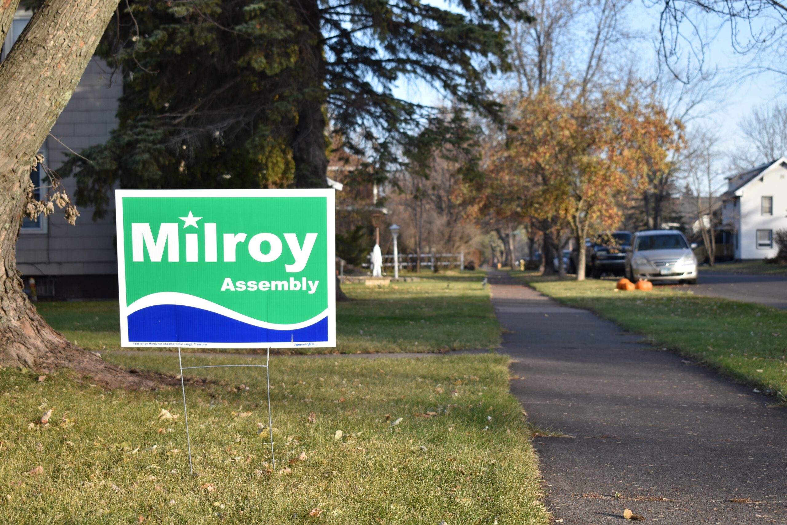 Rep. Nick Milroy election sign