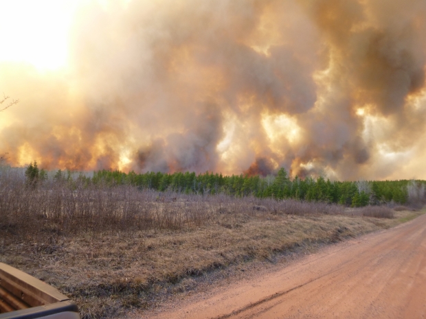 The Germann Road fire in northern Wisconsin in 2013 is the largest wildfire to hit the state in over 33 years. The fire consumed 7,499 acres and was started unintentionally from a logging crew harvesting timber on industrial timber lands.