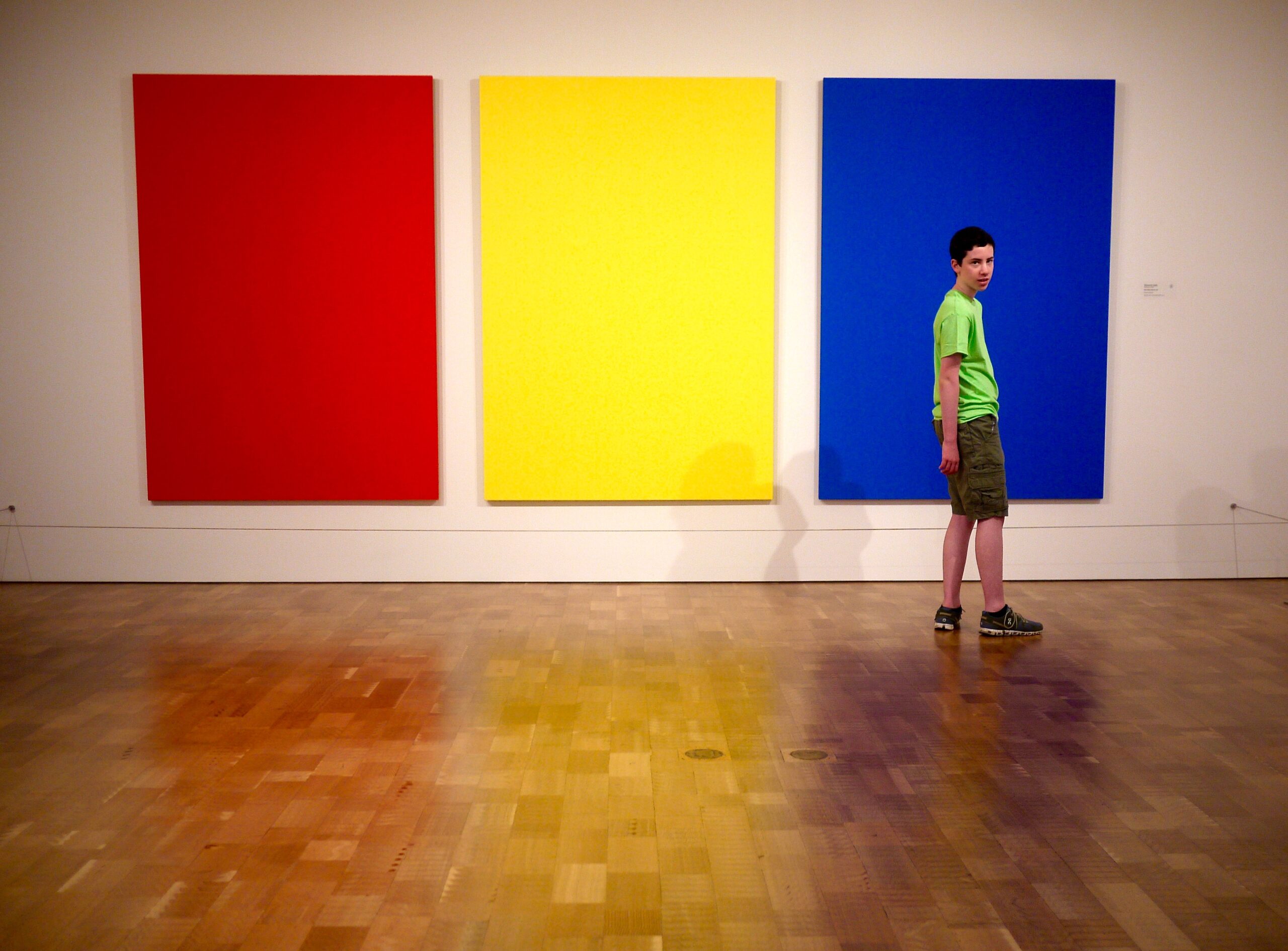 Ellsworth Kelly, Red, Yellow, Blue II, 1965, Milwaukee Art Museum