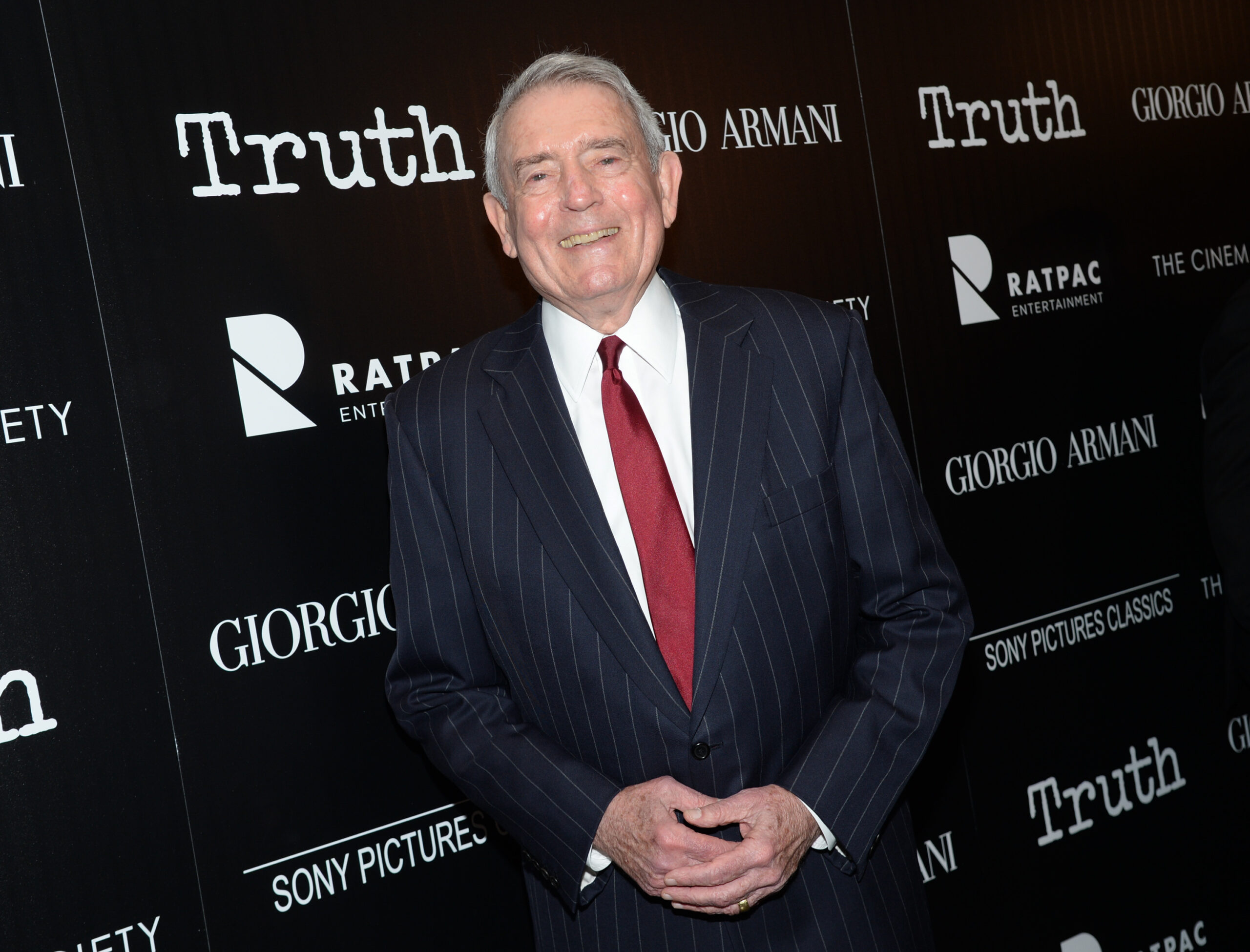 Television journalist Dan Rather attends a special screening of "Truth" at The Museum of Modern Art