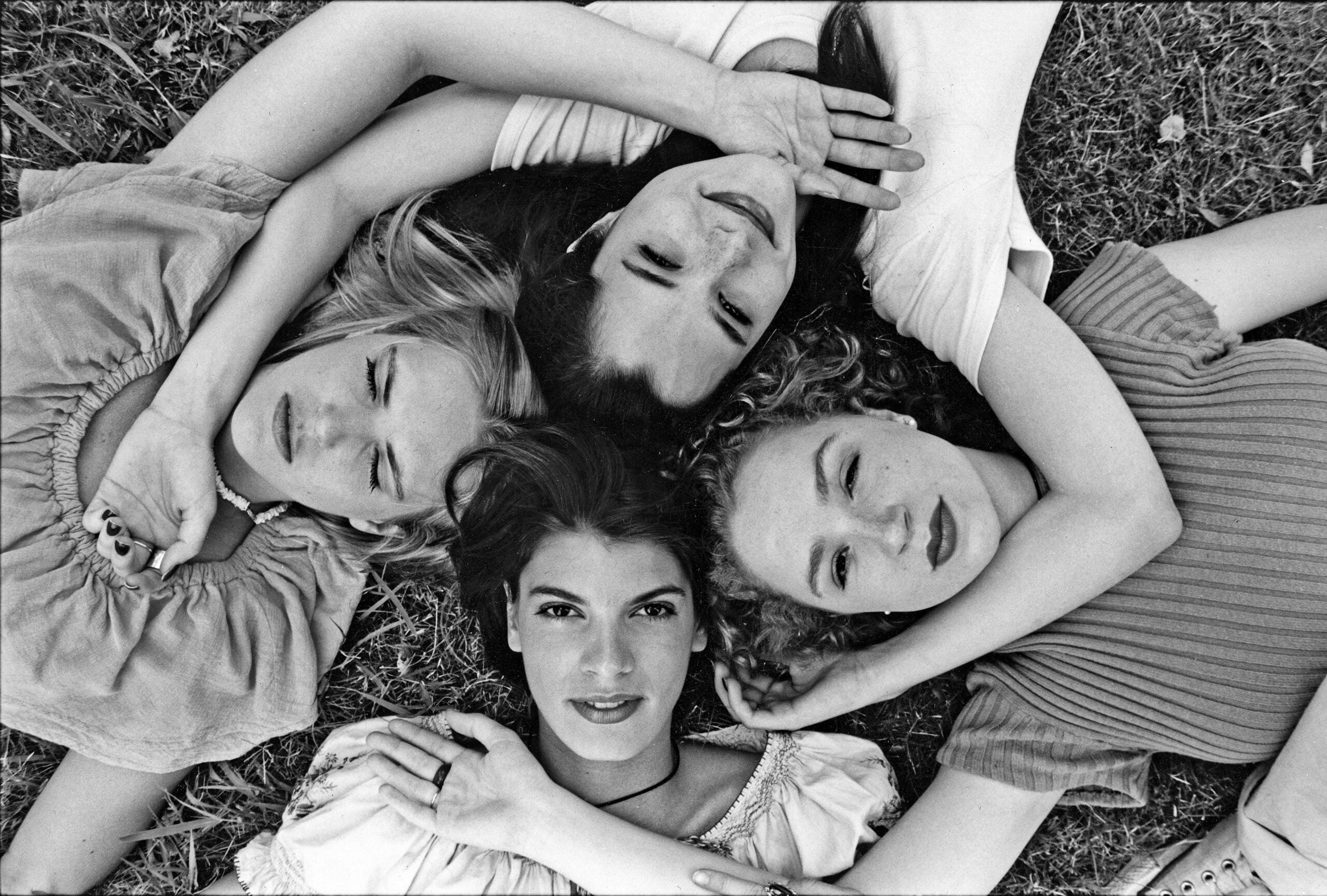 (clockwise from left) Deena Martin, Parker Posey, Marissa Ribisi, and Chrisse Harnos