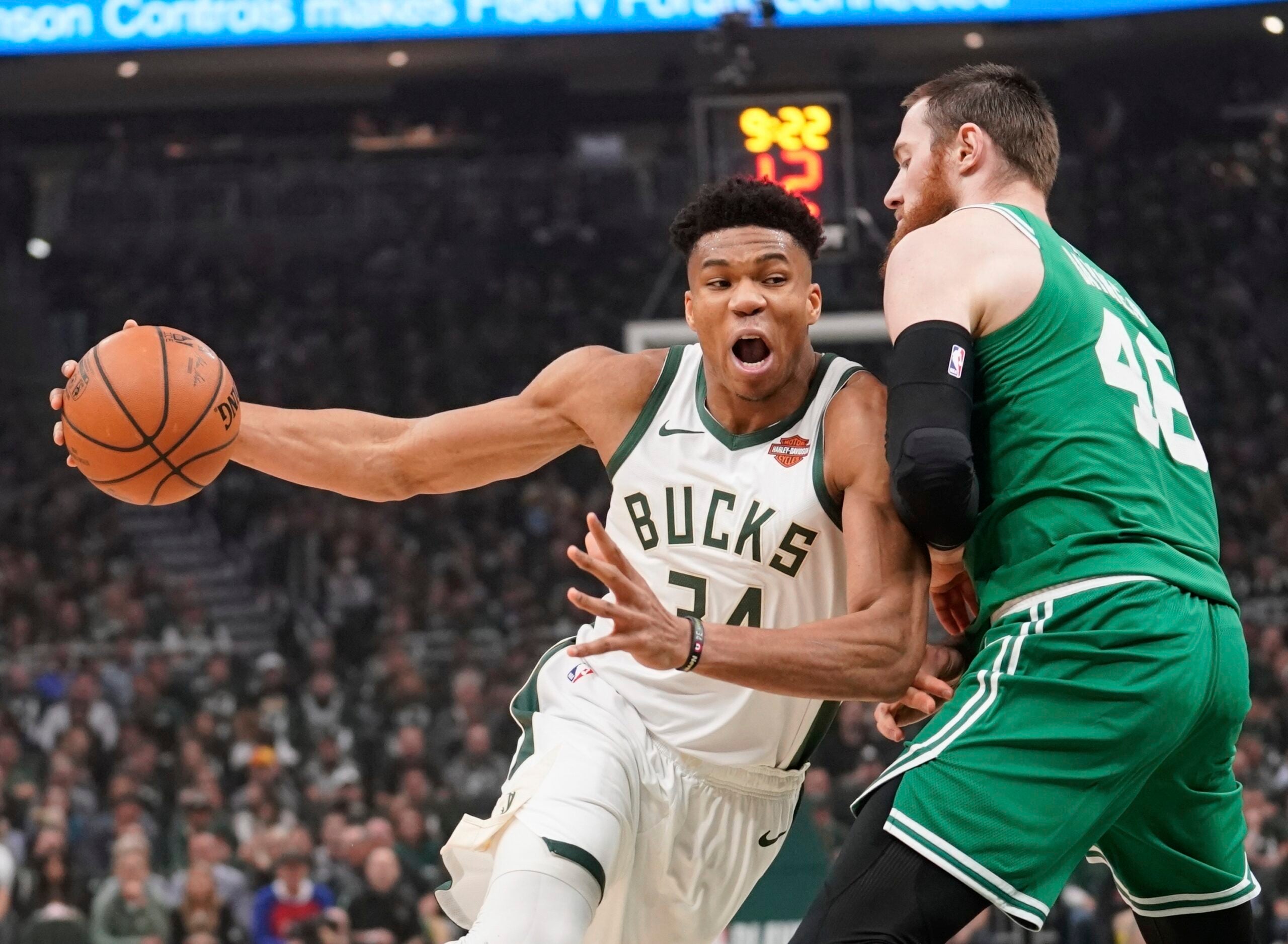 Milwaukee Bucks' Giannis Antetokounmpo
