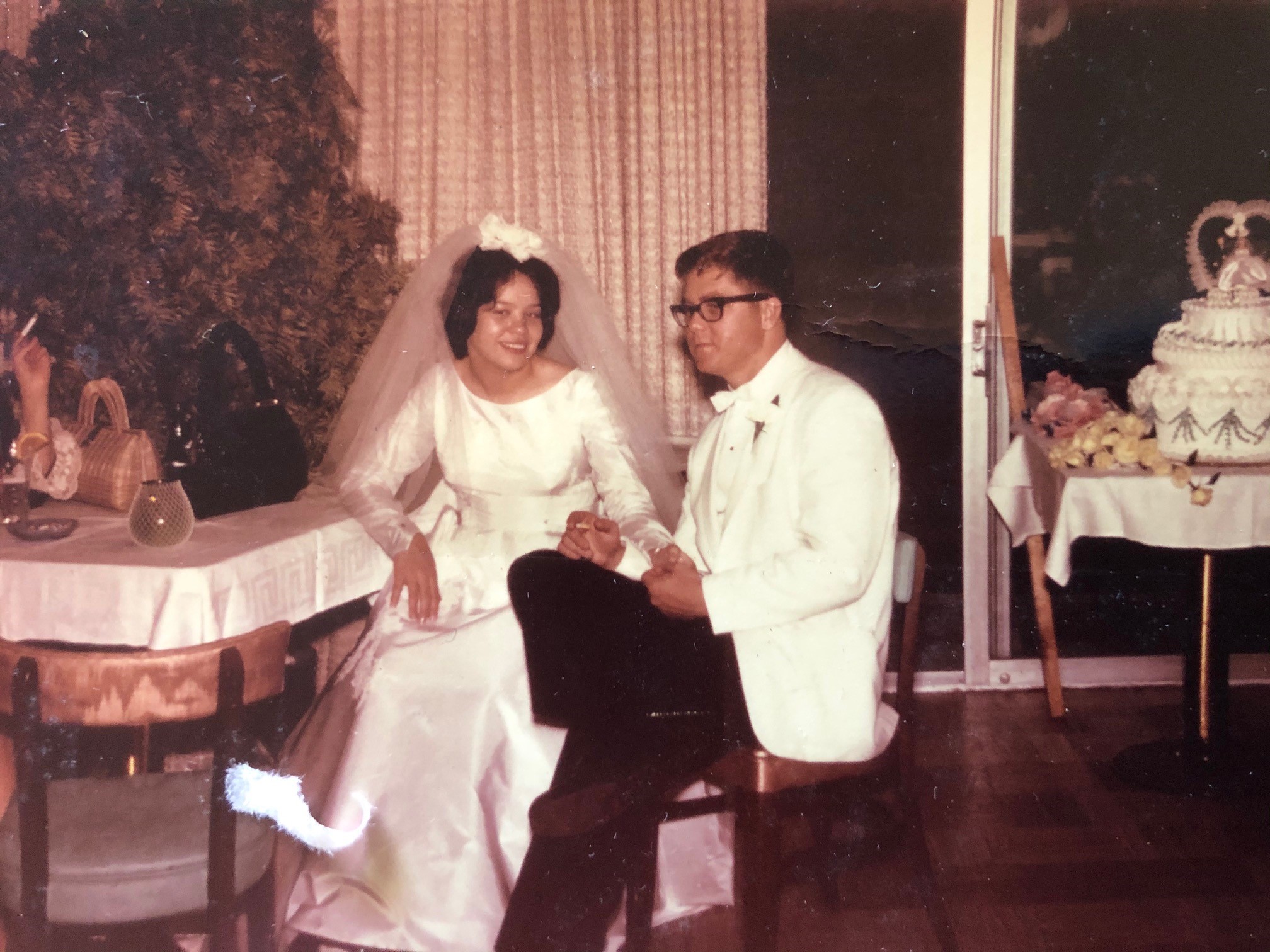 Rosemary Kraemer and her husband Robert Henry Kraemer on their wedding day