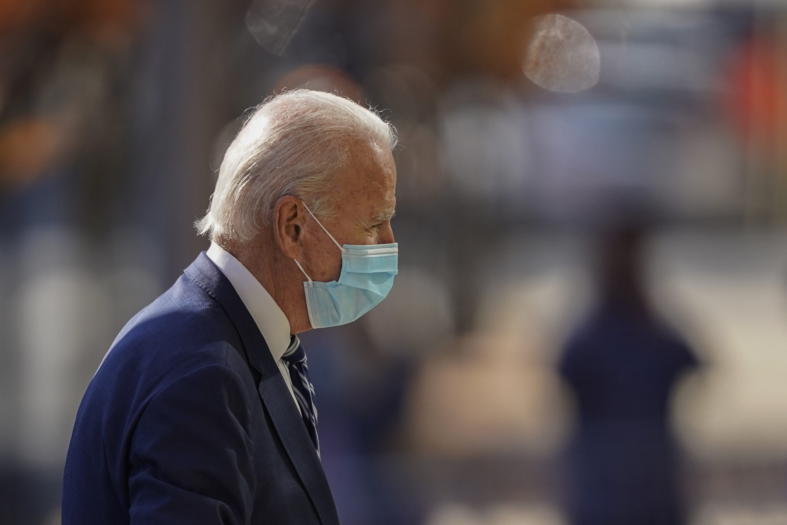 President-elect Joe Biden wears a mask