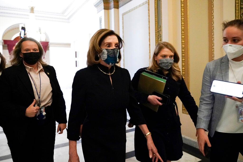 Speaker of the House Nancy Pelosi of California