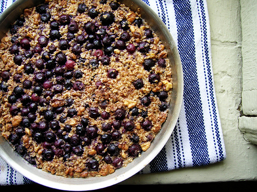 bowl of baked oatmeal