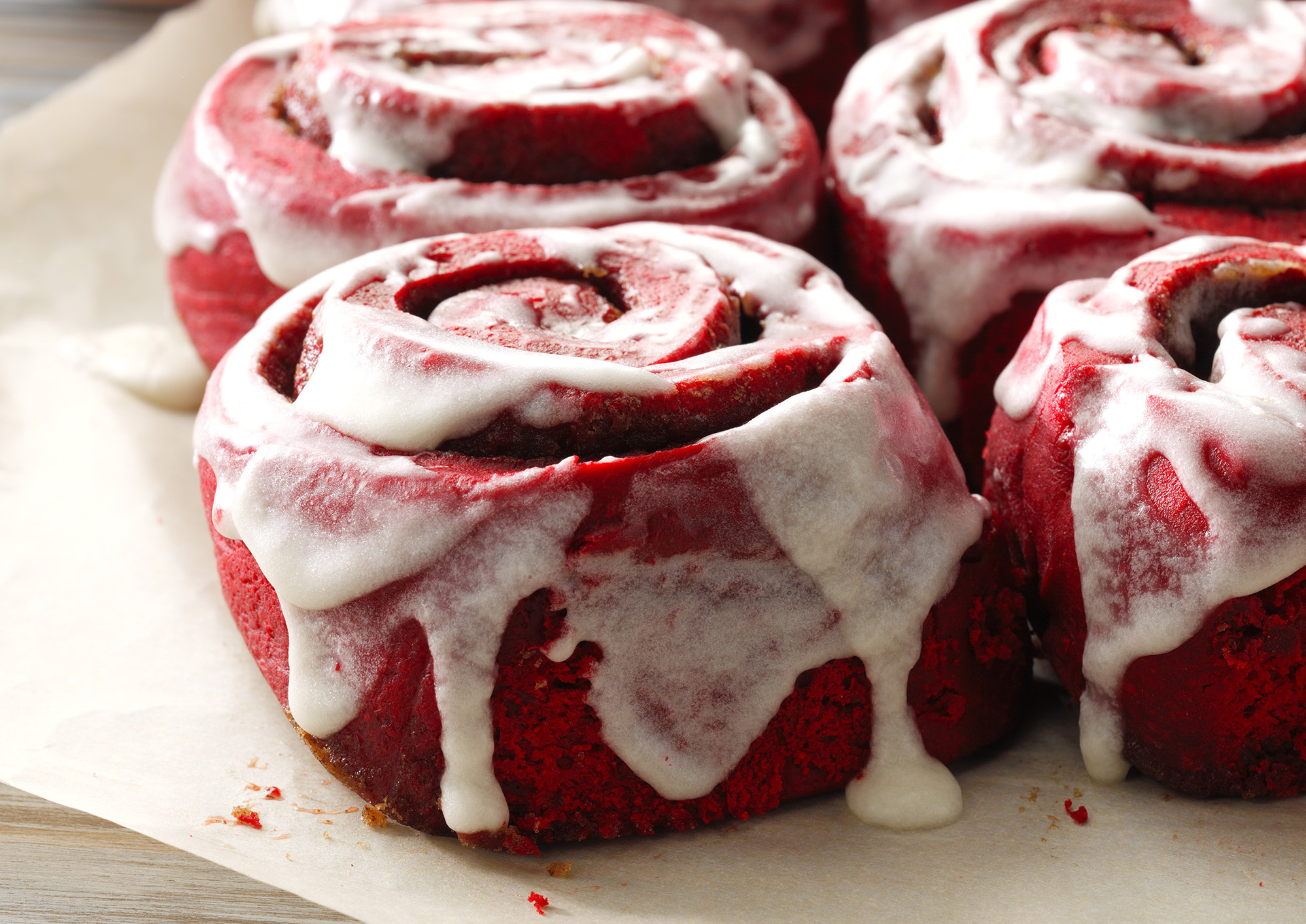 Red Velvet Cinnamon Rolls