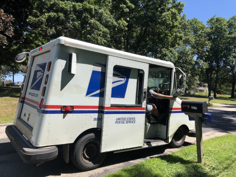 A U.S. Postal Service truck