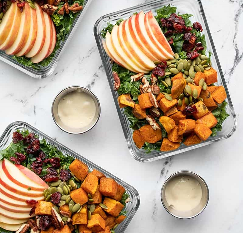 [RECIPE] Autumn Kale and Sweet Potato Salad