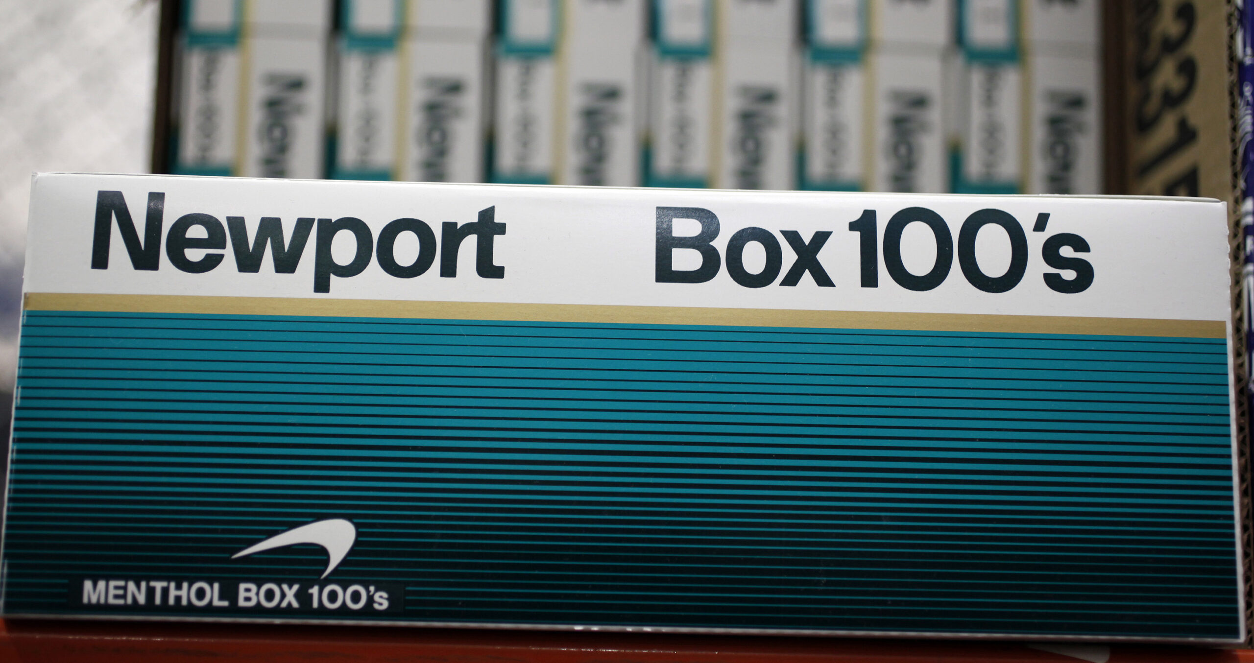 Box of menthol cigarettes