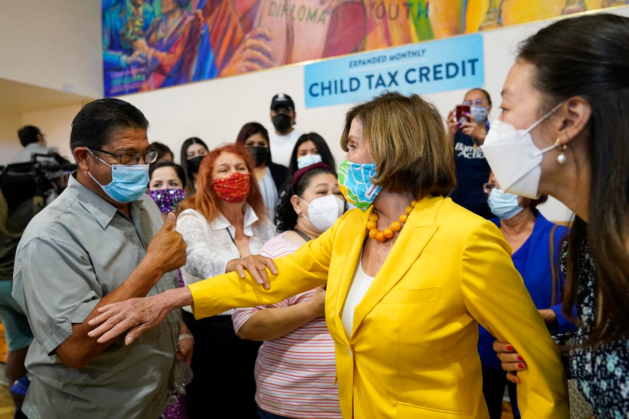 Speaker of the House Nancy Pelosi at press conference