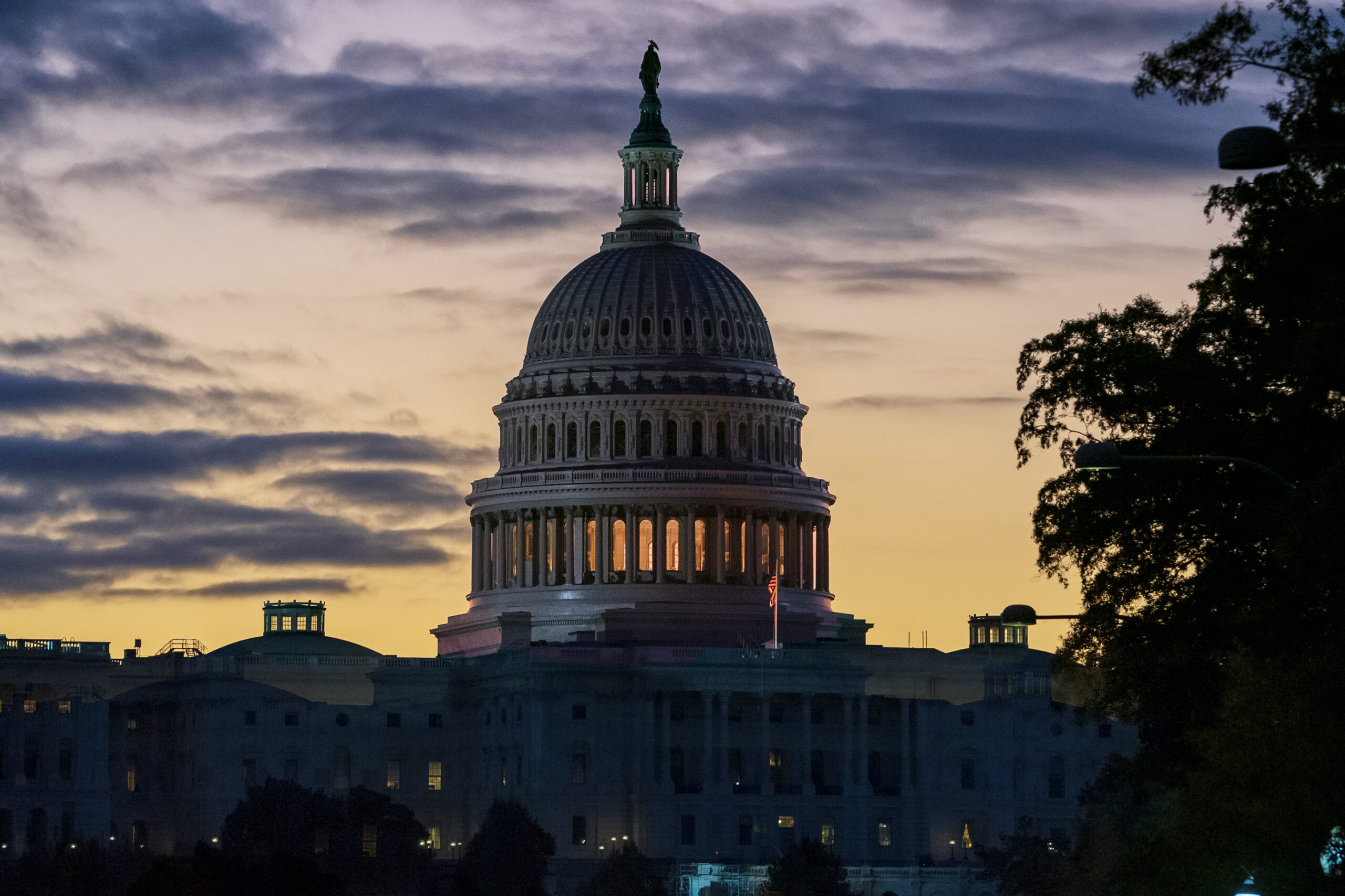 U.S. Capitol at dawn