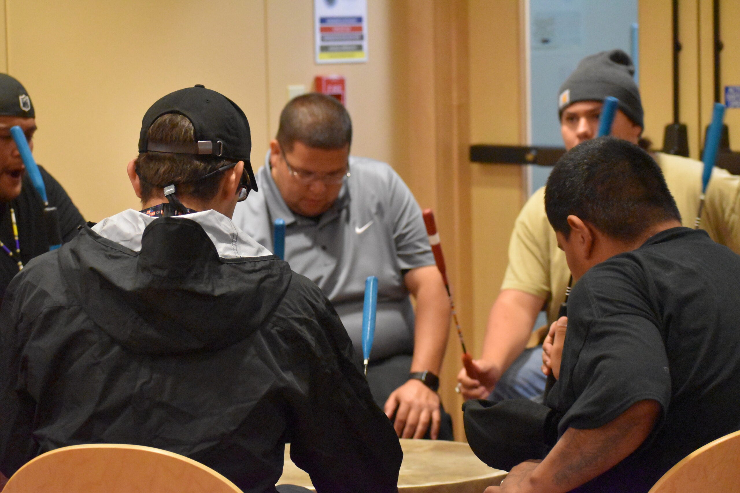 Fond du Lac Drummers During Flag Ceremony