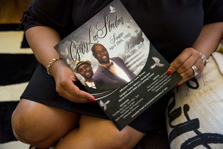 Funeral invite for Gary Lee Staten