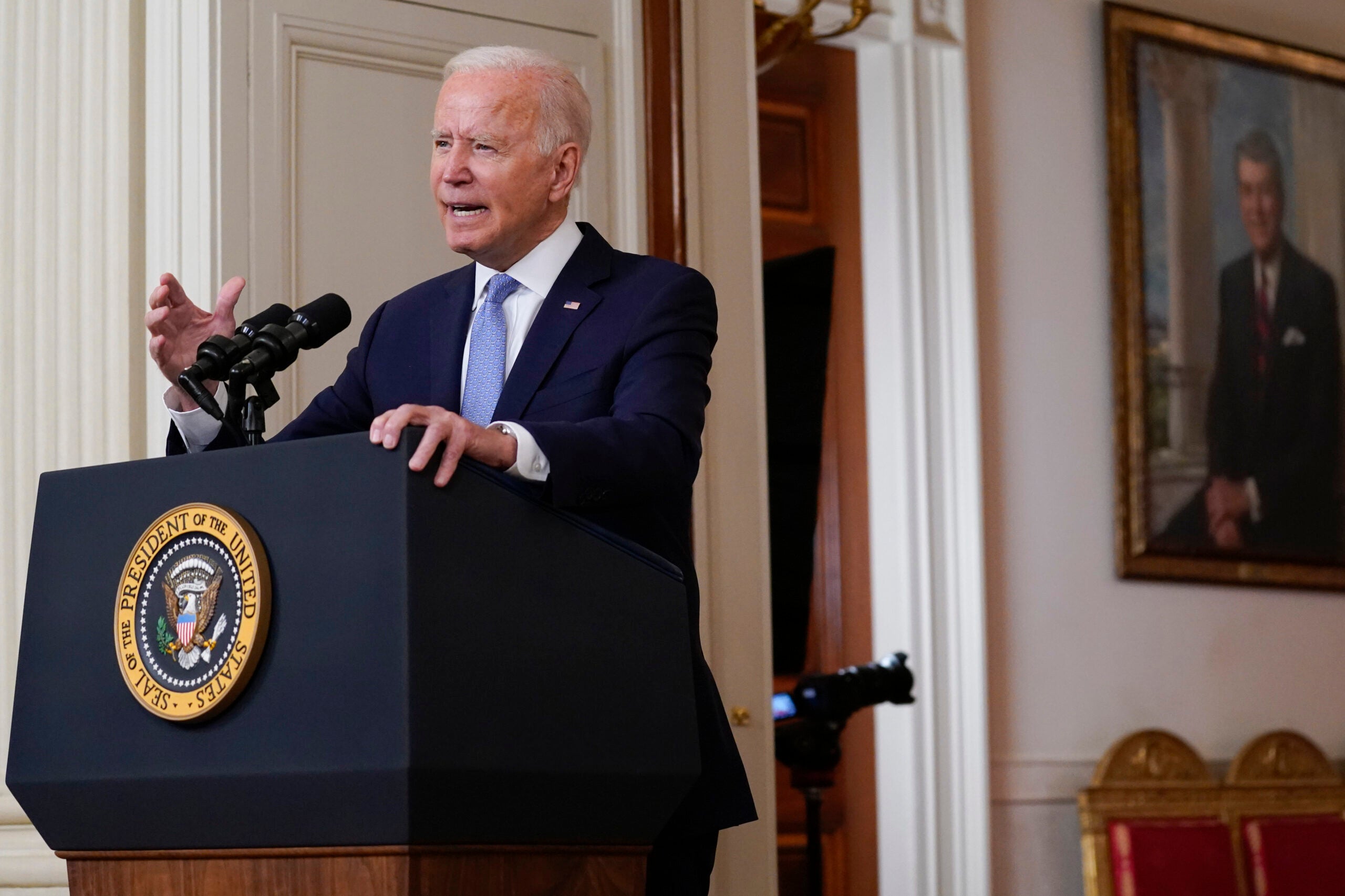 President Joe Biden speaking